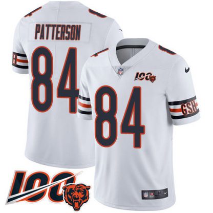 Nike Chicago Bears #84 Cordarrelle Patterson White Youth Stitched NFL 100th Season Vapor Untouchable Limited Jersey