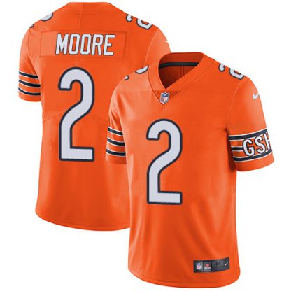 Nike Chicago Bears #2 D.J. Moore Orange Youth Stitched NFL Limited Rush Jersey