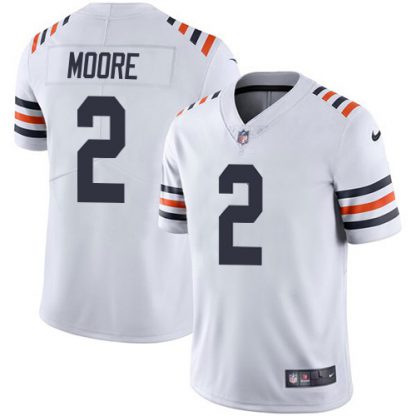 Nike Chicago Bears #2 D.J. Moore White Youth 2019 Alternate Classic Stitched NFL Vapor Untouchable Limited Jersey