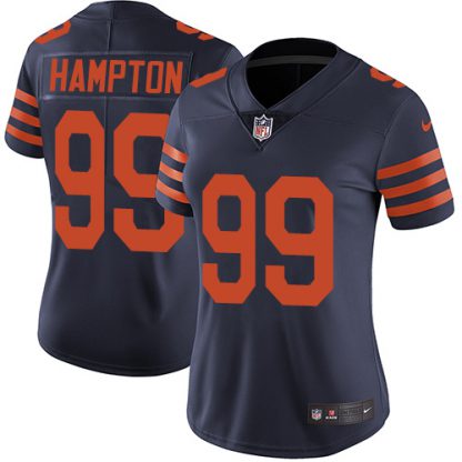 Nike Chicago Bears #99 Dan Hampton Navy Blue Alternate Women's Stitched NFL Vapor Untouchable Limited Jersey