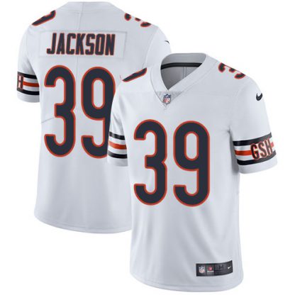 Nike Chicago Bears #39 Eddie Jackson White Youth Stitched NFL Vapor Untouchable Limited Jersey