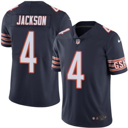 Nike Chicago Bears #4 Eddie Jackson Navy Blue Team Color Men's Stitched NFL Vapor Untouchable Limited Jersey