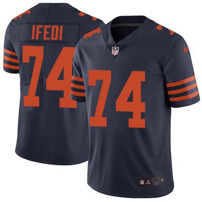Nike Chicago Bears #74 Germain Ifedi Navy Blue Alternate Youth Stitched NFL Vapor Untouchable Limited Jersey