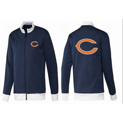NFL Chicago Chicago Bears Team Logo Jacket Dark Blue_1