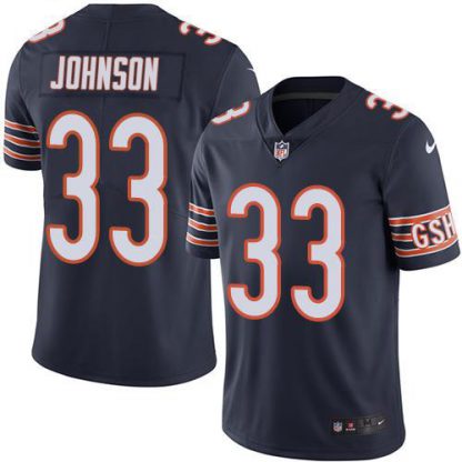 Nike Chicago Bears #33 Jaylon Johnson Navy Blue Team Color Youth Stitched NFL Vapor Untouchable Limited Jersey