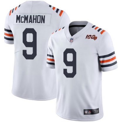 Nike Chicago Bears #9 Jim McMahon White Alternate Men's Stitched NFL Vapor Untouchable Limited 100th Season Jersey