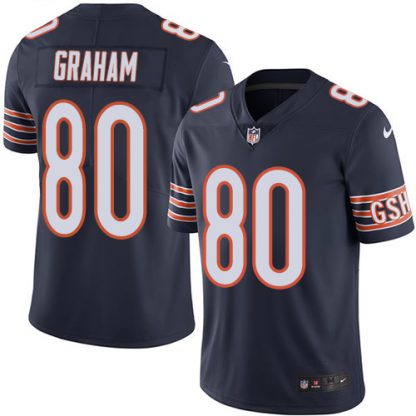Nike Chicago Bears #80 Jimmy Graham Navy Blue Team Color Youth Stitched NFL Vapor Untouchable Limited Jersey
