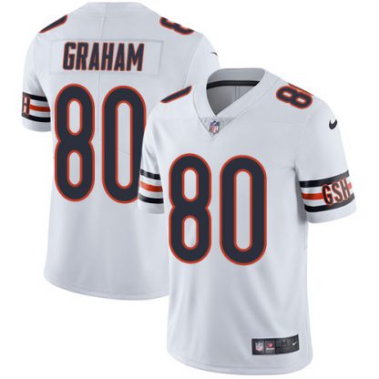 Nike Chicago Bears #80 Jimmy Graham White Youth Stitched NFL Vapor Untouchable Limited Jersey