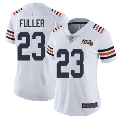 Nike Chicago Bears #23 Kyle Fuller White Alternate Women's Stitched NFL Vapor Untouchable Limited 100th Season Jersey