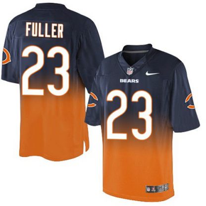 Nike Chicago Bears #23 Kyle Fuller Navy Blue/Orange Men's Stitched NFL Elite Fadeaway Fashion Jersey