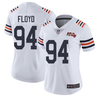 Nike Chicago Bears #94 Leonard Floyd White Alternate Women's Stitched NFL Vapor Untouchable Limited 100th Season Jersey