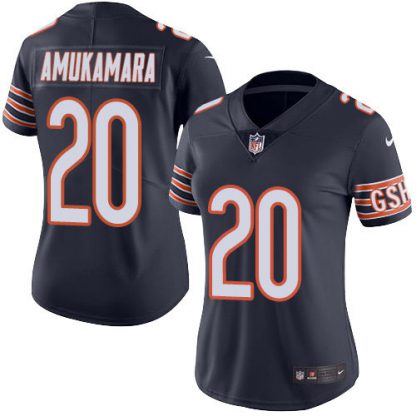 Nike Chicago Bears #20 Prince Amukamara Navy Blue Team Color Women's Stitched NFL Vapor Untouchable Limited Jersey