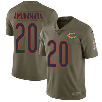 Nike Chicago Bears #20 Prince Amukamara Olive Youth Stitched NFL Limited 2017 Salute To Service Jersey