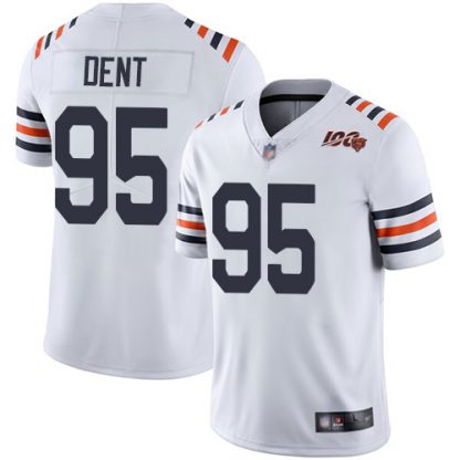 Nike Chicago Bears #95 Richard Dent White Alternate Men's Stitched NFL Vapor Untouchable Limited 100th Season Jersey