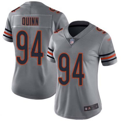 Nike Chicago Bears #94 Robert Quinn Silver Women's Stitched NFL Limited Inverted Legend Jersey
