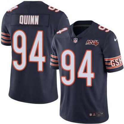 Nike Chicago Bears #94 Robert Quinn Navy Blue Team Color Men's Stitched NFL 100th Season Vapor Untouchable Limited Jersey