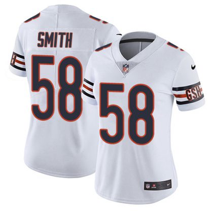 Nike Chicago Bears #58 Roquan Smith White Women's Stitched NFL Vapor Untouchable Limited Jersey