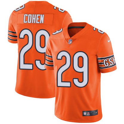 Nike Chicago Bears #29 Tarik Cohen Orange Youth Stitched NFL Limited Rush Jersey