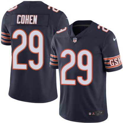 Nike Chicago Bears #29 Tarik Cohen Navy Blue Team Color Youth Stitched NFL Vapor Untouchable Limited Jersey