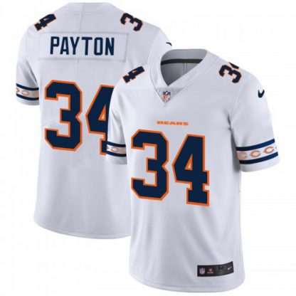 Chicago Chicago Bears #34 Walter Payton Nike White Team Logo Vapor Limited NFL Jersey
