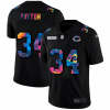 Chicago Chicago Bears #34 Walter Payton Men's Nike Multi-Color Black 2020 NFL Crucial Catch Vapor Untouchable Limited Jersey