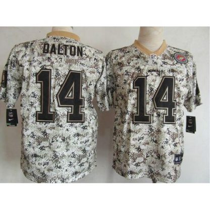 Nike Cincinnati Bengals #14 Andy Dalton Camo Men's Stitched NFL Elite USMC Jersey
