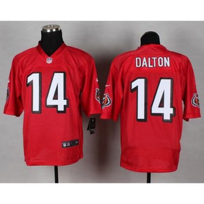 Nike Cincinnati Bengals #14 Andy Dalton Red Men's Stitched NFL Elite QB Practice Jersey