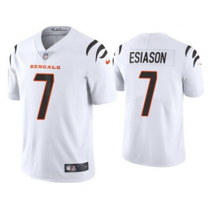 Nike Cincinnati Bengals #7 Boomer Esiason White Men's Nike Vapor Limited Jersey