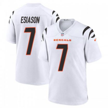 Cincinnati Cincinnati Bengals #7 Boomer Esiason White Nike Alternate Game Jersey