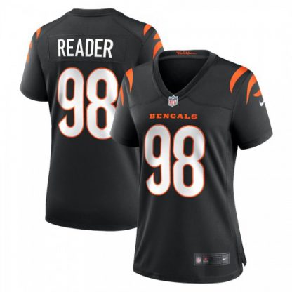 Cincinnati Cincinnati Bengals #98 D.J. Reader Black Nike Women's Game Jersey