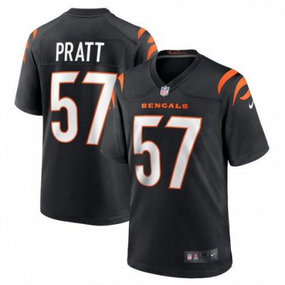 Nike Cincinnati Bengals #57 Germaine Pratt Black Youth Nike Game Jersey