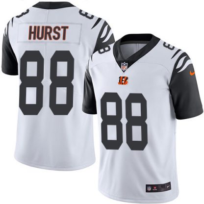 Nike Cincinnati Bengals #88 Hayden Hurst White Youth Stitched NFL Limited Rush Jersey
