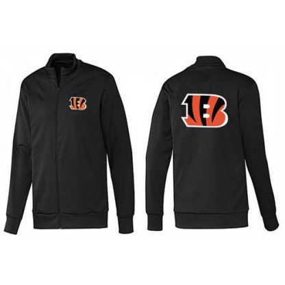 NFL Cincinnati Cincinnati Bengals Team Logo Jacket Black_1