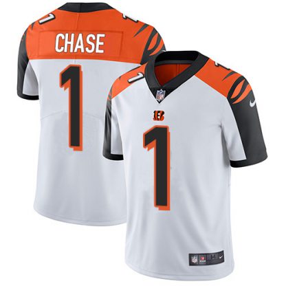 Nike Cincinnati Bengals #1 Ja'Marr Chase White Youth Stitched NFL Vapor Untouchable Limited Jersey