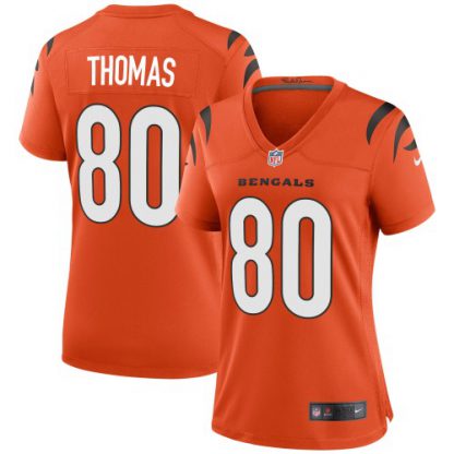Cincinnati Cincinnati Bengals #80 Jessie Bates Orange Nike Women's Game Jersey