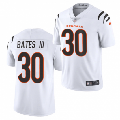 Nike Cincinnati Bengals #30 Jessie Bates White Men's Nike Vapor Limited Jersey