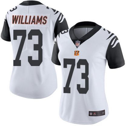 Nike Cincinnati Bengals #73 Jonah Williams White Women's Stitched NFL Limited Rush Jersey