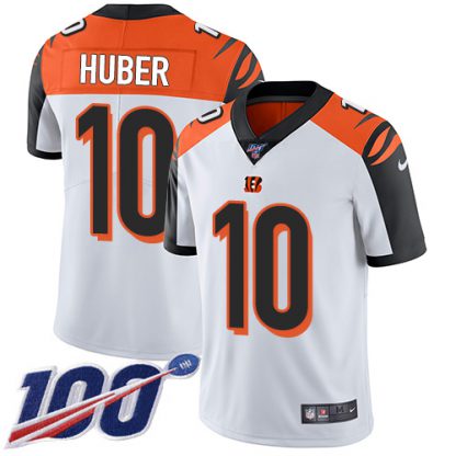 Nike Cincinnati Bengals #10 Kevin Huber White Youth Stitched NFL 100th Season Vapor Limited Jersey