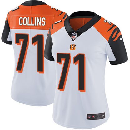 Nike Cincinnati Bengals #71 La'el Collins White Women's Stitched NFL Vapor Untouchable Limited Jersey
