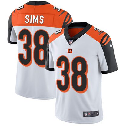 Nike Cincinnati Bengals #38 LeShaun Sims White Youth Stitched NFL Vapor Untouchable Limited Jersey