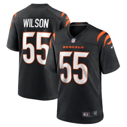 Cincinnati Cincinnati Bengals #55 Logan Wilson Black Youth Nike Game Jersey