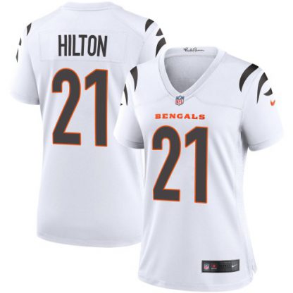 Cincinnati Cincinnati Bengals #21 Mike Hilton White Nike Women's Game Jersey