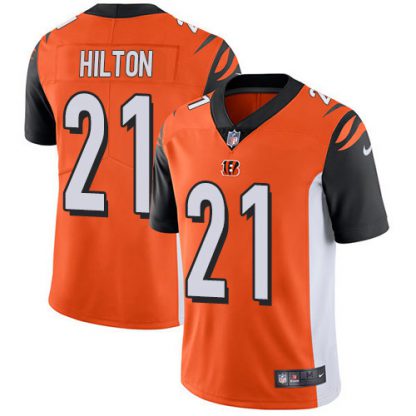 Nike Cincinnati Bengals #21 Mike Hilton Orange Alternate Youth Stitched NFL Vapor Untouchable Limited Jersey