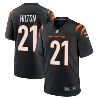 Cincinnati Cincinnati Bengals #21 Mike Hilton Black Nike Alternate Game Jersey