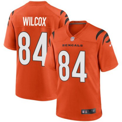 Cincinnati Cincinnati Bengals #84 Mitchell Wilcox Orange Nike Alternate Game Jersey