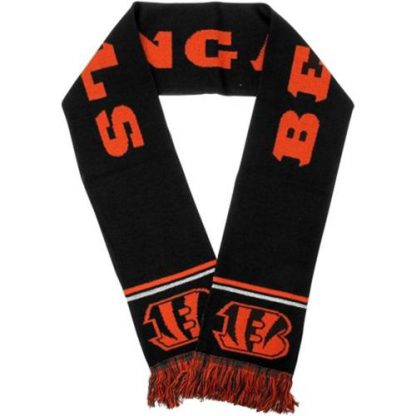 Cincinnati Cincinnati Bengals Black Metallic Thread Scarf