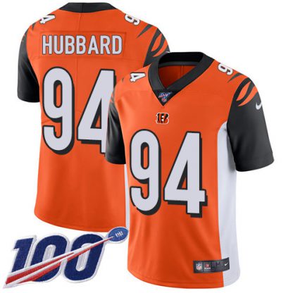 Nike Cincinnati Bengals #94 Sam Hubbard Orange Alternate Youth Stitched NFL 100th Season Vapor Limited Jersey