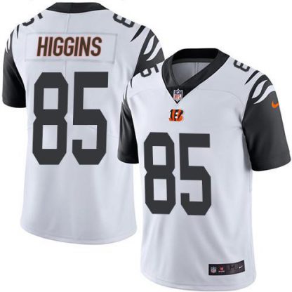 Nike Cincinnati Bengals #85 Tee Higgins White Men's Stitched NFL Limited Rush Jersey