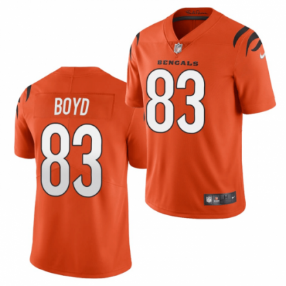 Nike Cincinnati Bengals #83 Tyler Boyd Orange Men's Nike Alternate Vapor Limited Jersey