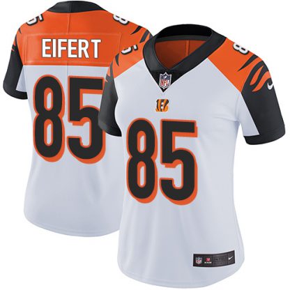 Nike Cincinnati Bengals #85 Tyler Eifert White Women's Stitched NFL Vapor Untouchable Limited Jersey